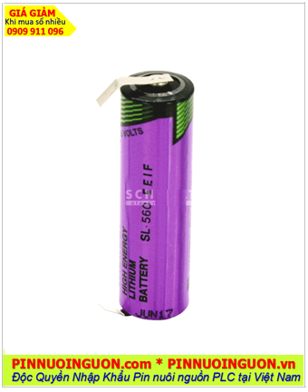 Tadiran SL-560 (chân thép 2 chấu hàn); Pin nuôi nguồn Tadiran SL-560 lithium 3.6V AA 1800mAh chính hãng